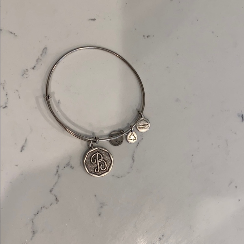Alex and Ani B initial bracelet